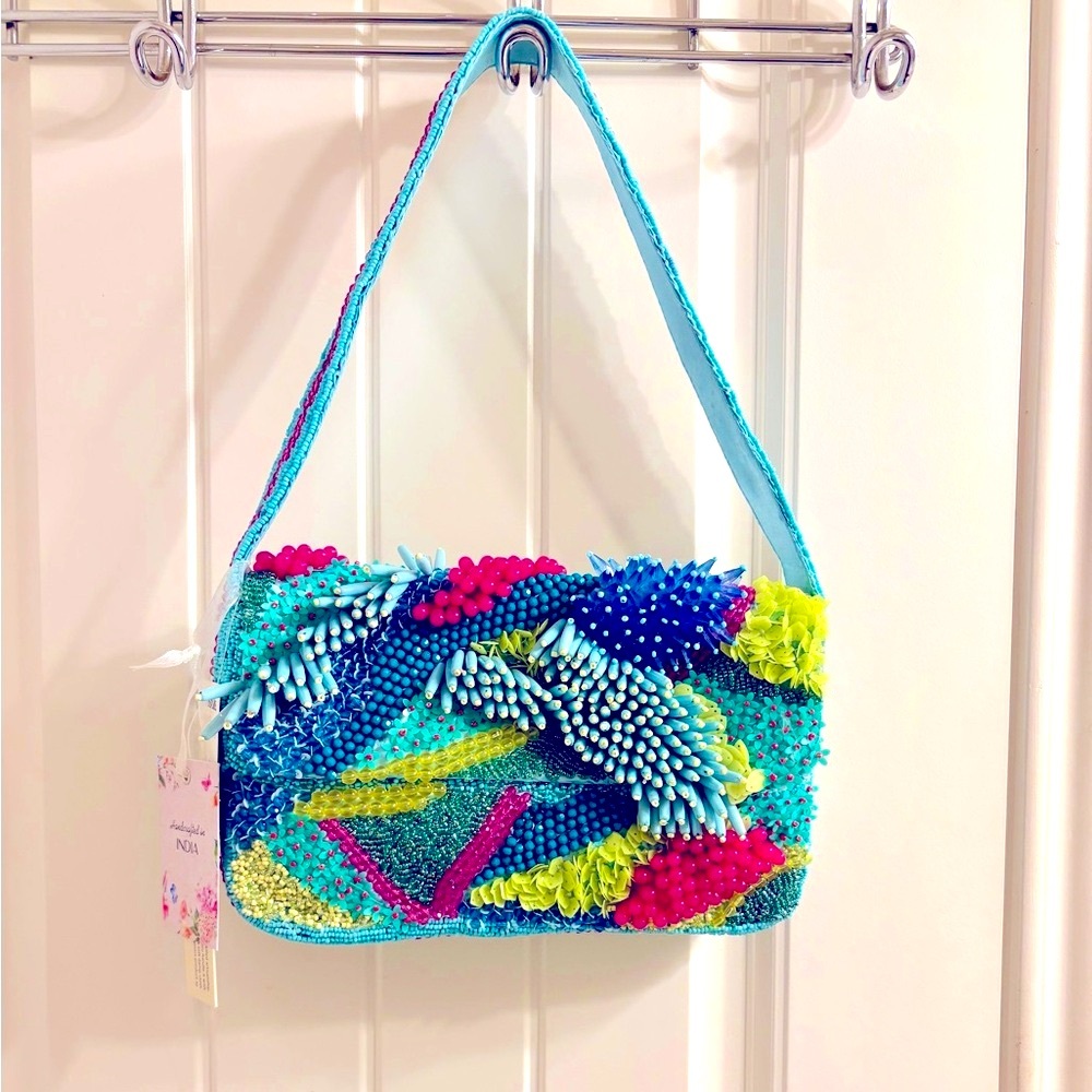 VIRAL NWT TJmaxx Marshalls Tropical 🌴 Beaded Bag!